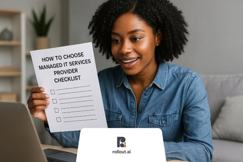 How To Choose Managed IT Services Provider Checklist from Rollout AI